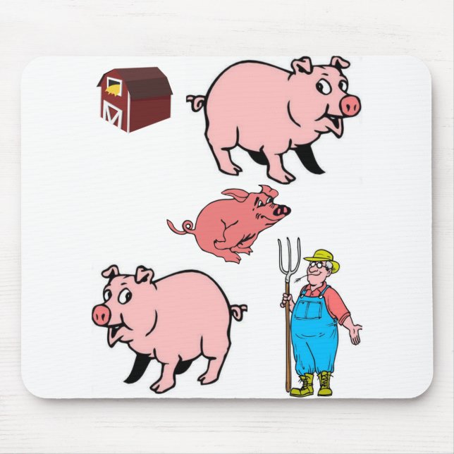 Mousepad Gris Musmatta (Framsidan)