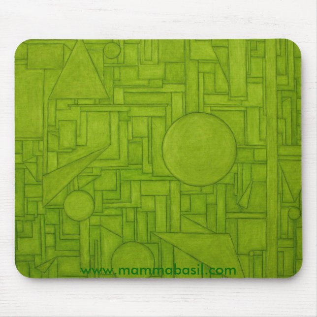 Mousepad - Grönt City Musmatta (Framsidan)