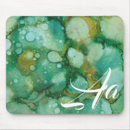 Mousepad "Guld Dusted Flower Inkblot" Musmatta