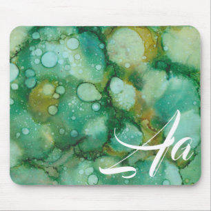 Mousepad "Guld Dusted Flower Inkblot" Musmatta