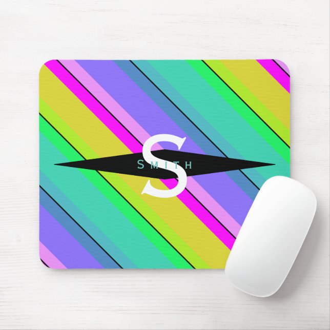 Mousepad - HAMbyWG - Neon Färg Musmatta (Med mus)