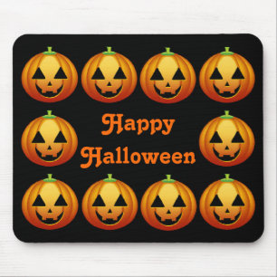 Mousepad Happy halloween Pumpkins Musmatta