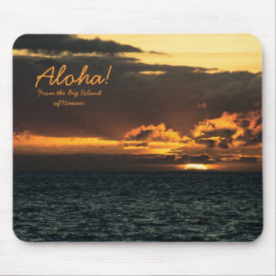 Mousepad: Hawaii solnedgång Musmatta