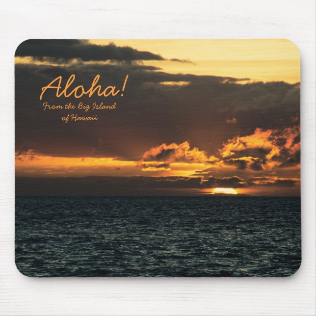 Mousepad: Hawaii Sunset Musmatta (Framsidan)