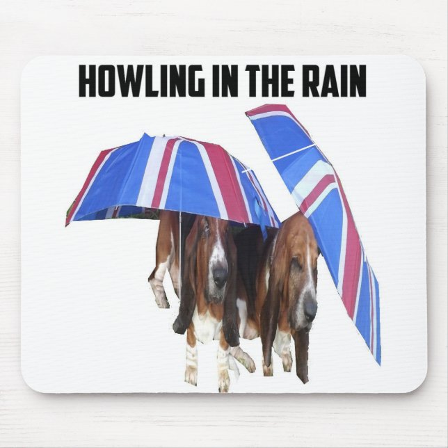 Mousepad Howling in the Rain Musmatta (Framsidan)