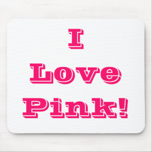Mousepad I Kärlek Rosa Musmatta