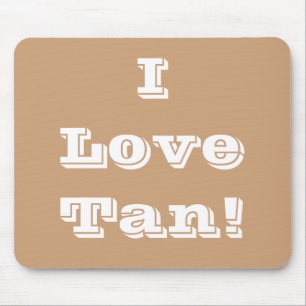 Mousepad I Kärlek Tan Musmatta