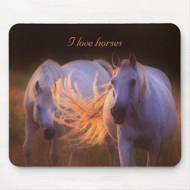 Mousepad - I love horses Musmatta (Framsidan)
