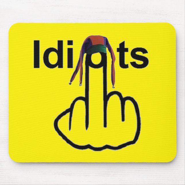 Mousepad Idiots Flip Musmatta (Framsidan)