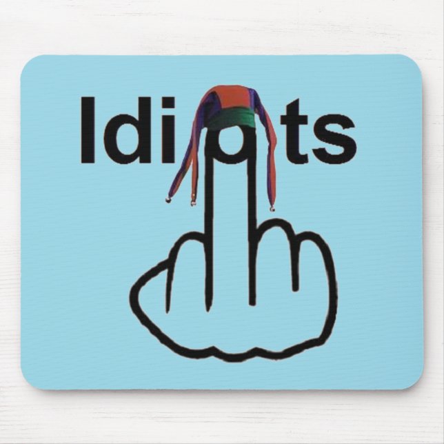 Mousepad Idiots Flip Musmatta (Framsidan)