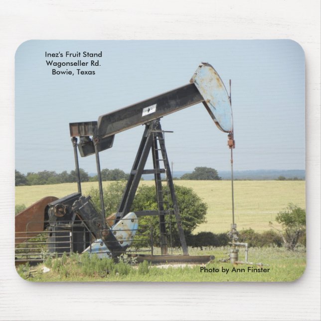 Mousepad/Inezs fruktstativ/Bowie, Texas Musmatta (Framsidan)