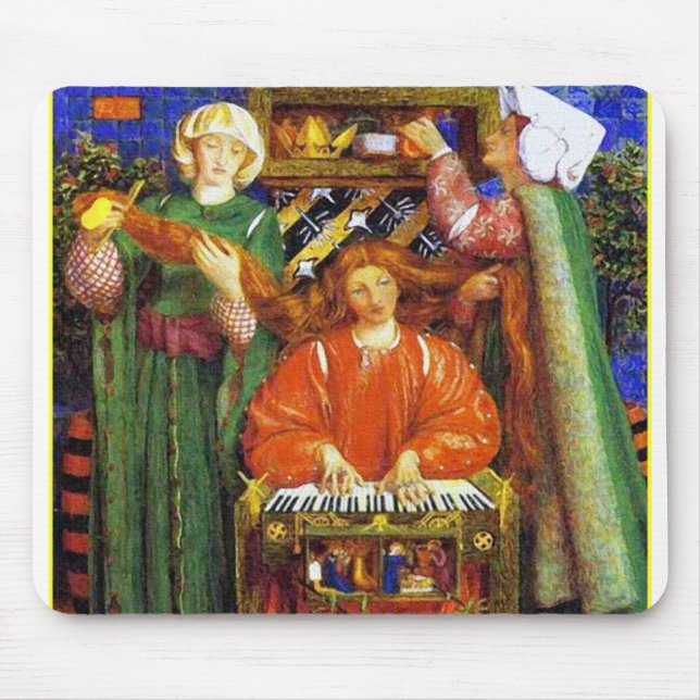 Mousepad: Jul Sång - Rossetti Musmatta (Framsidan)