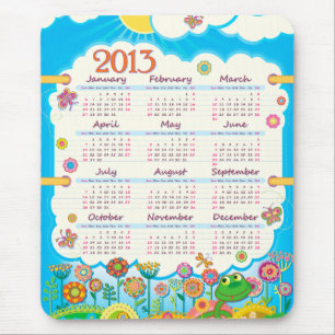 Mousepad Kalender 3 2013 Musmatta