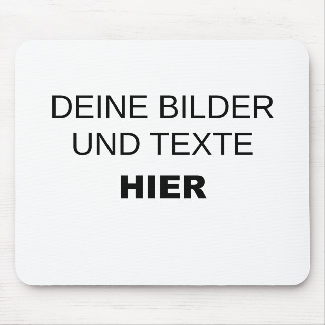 Mousepad komplett selbst gestalten musmatta (Framsidan)