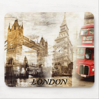 Mousepad landskap London Musmatta