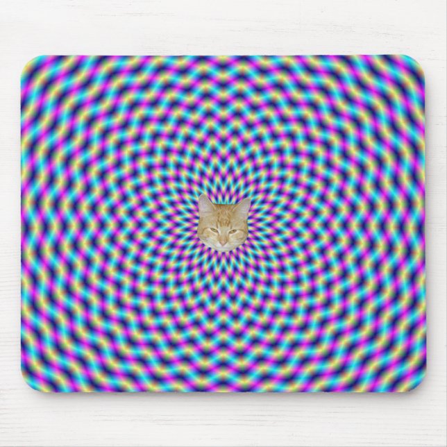 Mousepad Lattice i Blue och Rosa Musmatta (Framsidan)