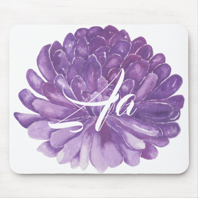 Mousepad ’Lavender Flower/Watercolor Sketch’ Musmatta (Framsidan)