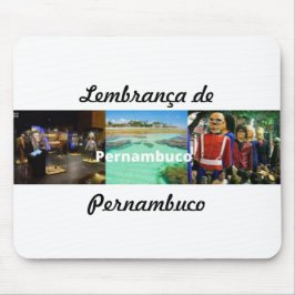 Mousepad lembrança de Pernambuco Musmatta