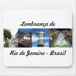 Mousepad lembrança de Rio de Janeiro Musmatta