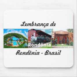 Mousepad lembrança de Rondônia Brasil Musmatta