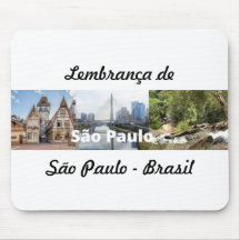 Mousepad lembrança de São Paulo Brasil