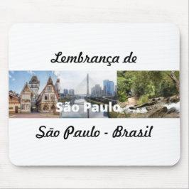 Mousepad lembrança de São Paulo Brasil Musmatta