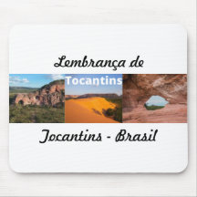 Mousepad lembrança de Tocantins Brasil