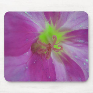 Mousepad lila blomcenter musmatta