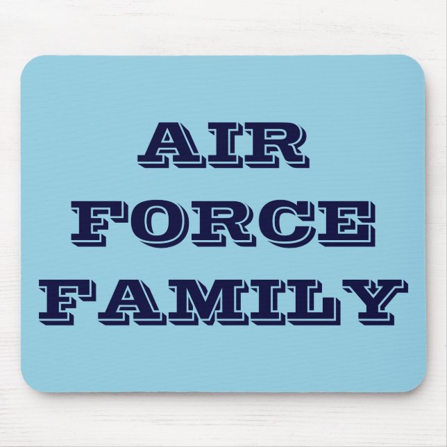 Mousepad Luft Force-familjen Musmatta (Framsidan)