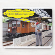 Mousepad. Lycklig Fars dag, ko/ledare