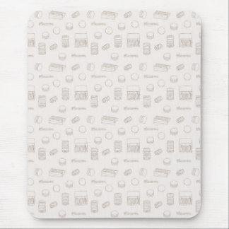 Mousepad Macaron Line Art Musmatta