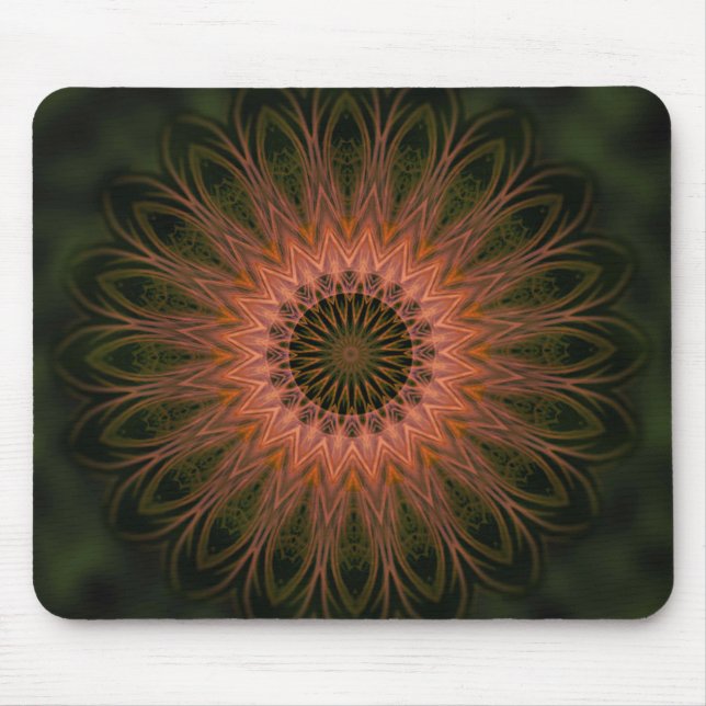 Mousepad Mandala Snöre Shape Nature Färg Musmatta (Framsidan)