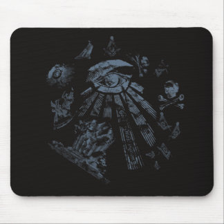Mousepad Masonic Fantasy Blue Musmatta