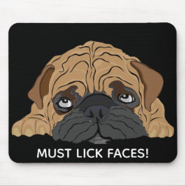 Mousepad måste Slicka Ansikte/Bull Dog Puppy Musmatta