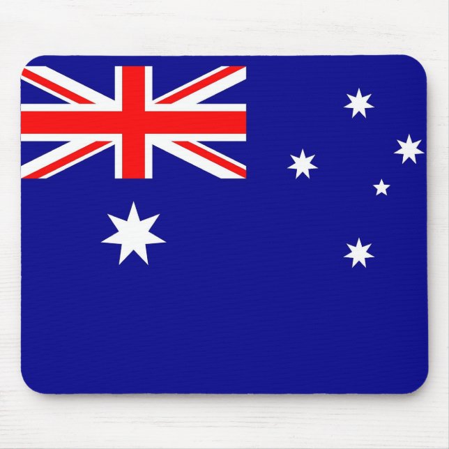 Mousepad med Australiens Flagga Musmatta (Framsidan)