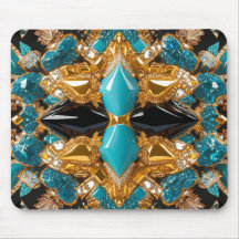 Mousepad med Bahamas Färg Design