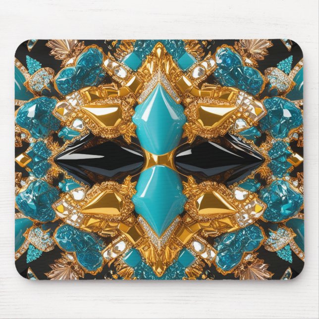 Mousepad med Bahamas Färg Design Musmatta (Framsidan)