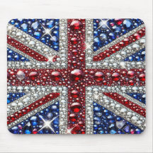 Mousepad med British Färg Design