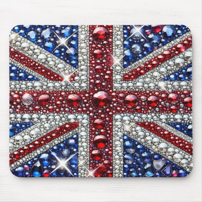 Mousepad med British Färg Design Musmatta (Framsidan)