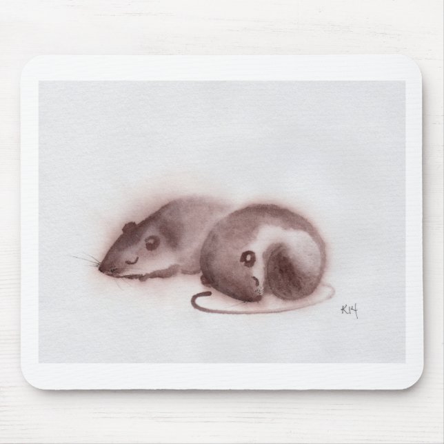 Mousepad med det förtjusande mustrycket musmatta (Framsidan)