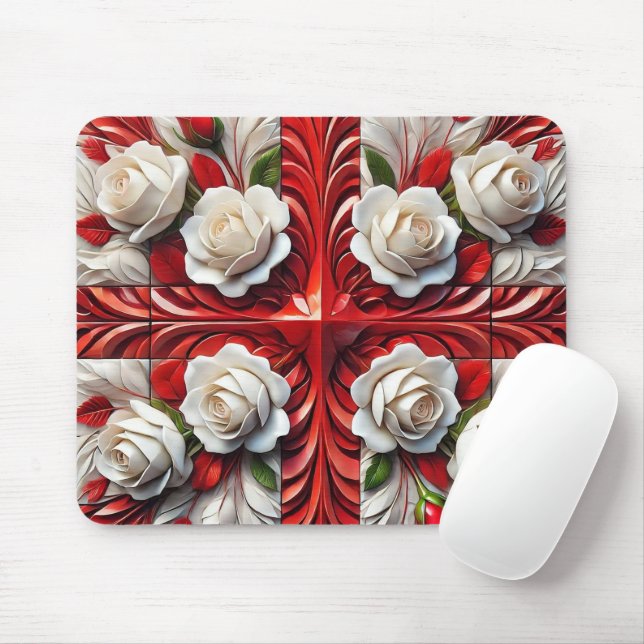 Mousepad med engelska Ro Design Musmatta (Med mus)