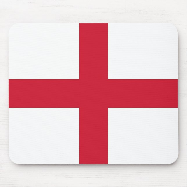 Mousepad med Englands Flagga Musmatta (Framsidan)