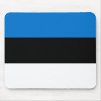 Mousepad med Estlands Flagga