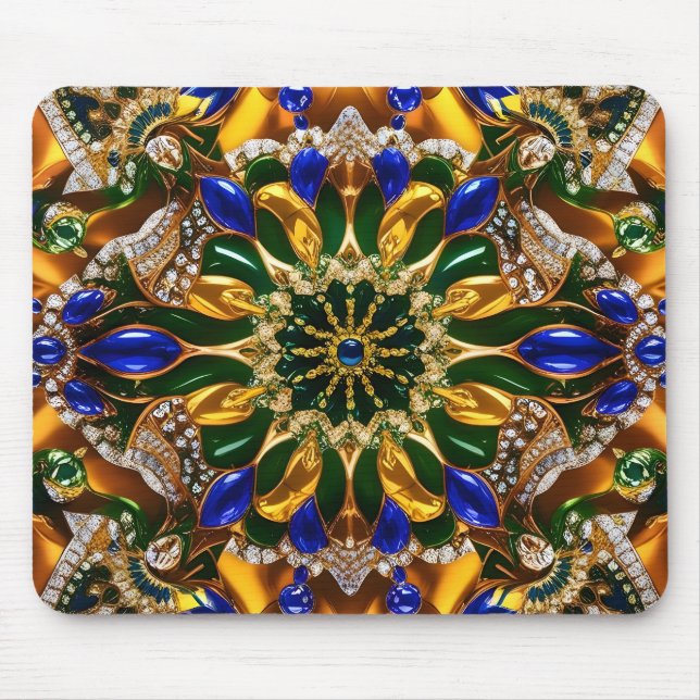 Mousepad med Färg Design i Brasilien Musmatta (Framsidan)