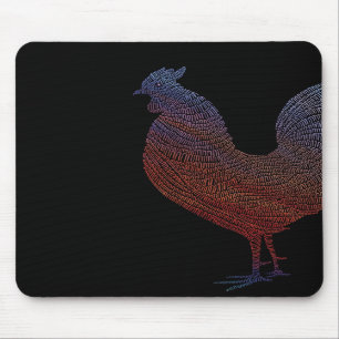 Mousepad med feg målning musmatta