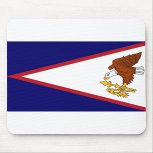 Mousepad med Flagga American Samoa- USA Musmatta