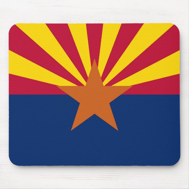 Mousepad med Flagga Arizona State - USA Musmatta (Framsidan)