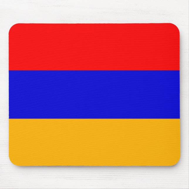 Mousepad med Flagga Armenien Musmatta (Framsidan)