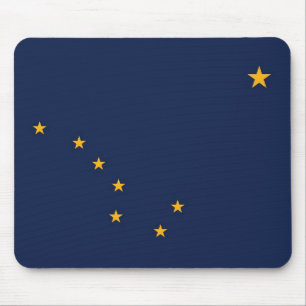 Mousepad med Flagga av Alaska-staten - USA Musmatta