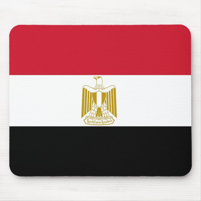 Mousepad med Flagga av Egypten Musmatta (Framsidan)